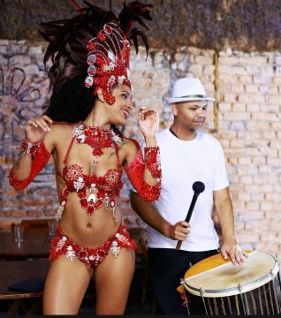 Sip and Song Caribana – Steel Pan and Dancer